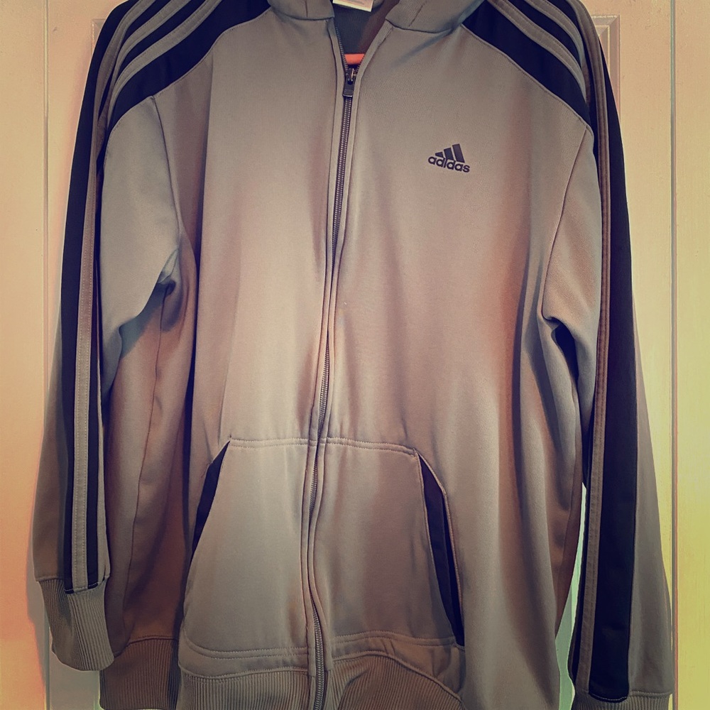 Adidas athletic zip up